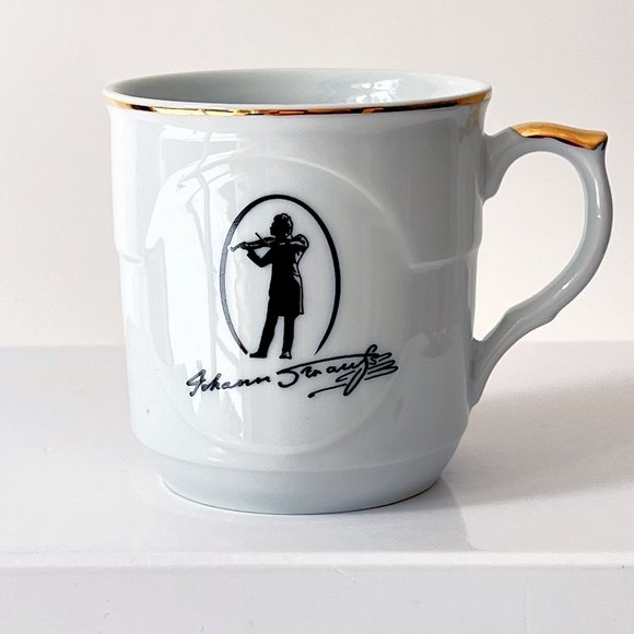 RARE Meinl Strauss Czech Porcelain Mug - Picture 2 of 14